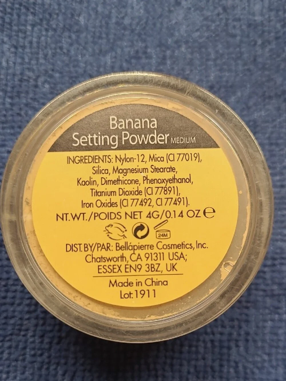 Bellapierre Cosmetics Banana Setting Powder - Medium